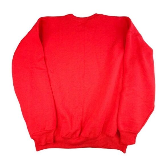 Vintage Hanes Blank Sweatshirt Mens Size XL Red 90s Streetwear Crewneck - Picture 2 of 4